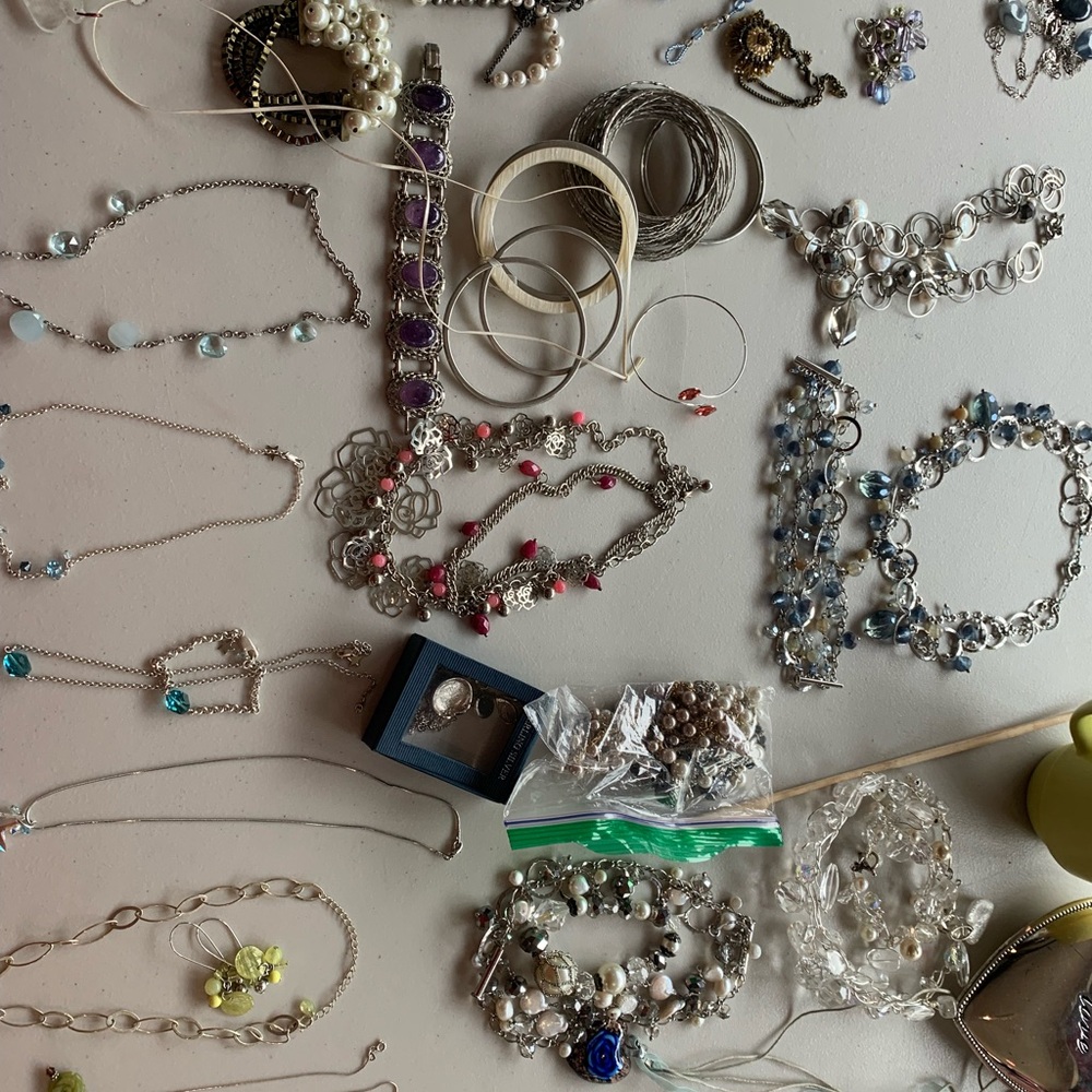 Elegant silver jewelry